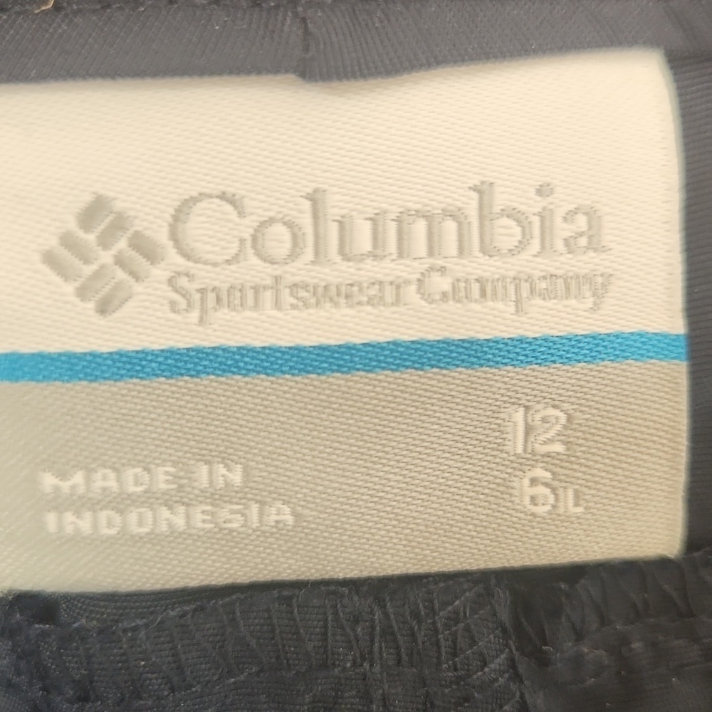 Columbia PFG Womens Shorts Size 12 Navy EUC 6 Inch Inseam - Picture 5 of 6